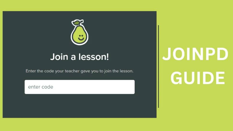 Enter the Pear Deck Join Code